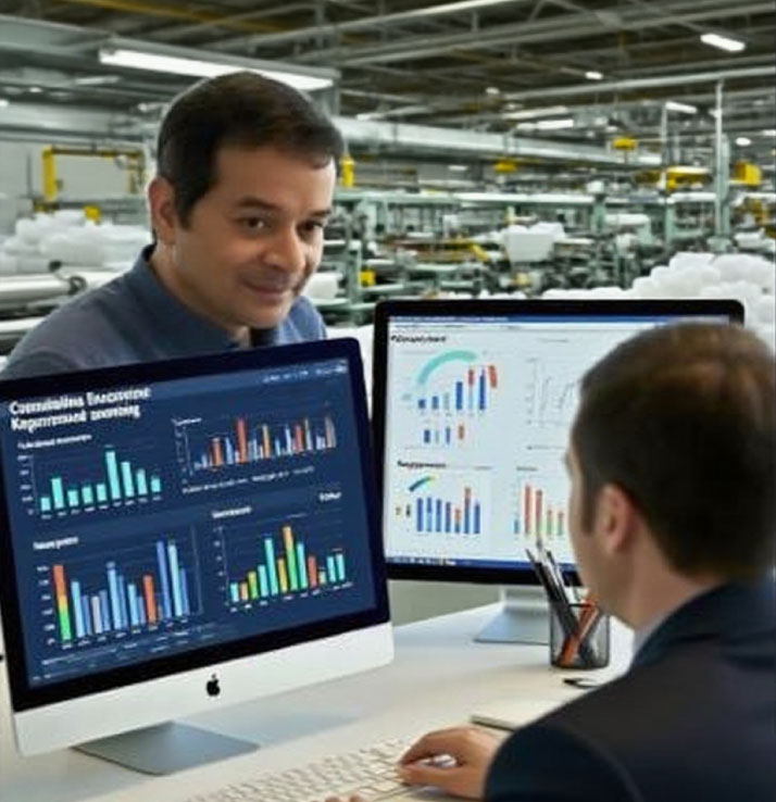 Jorfge Blanco consultor industrial preguntando sobre Kpis de producción